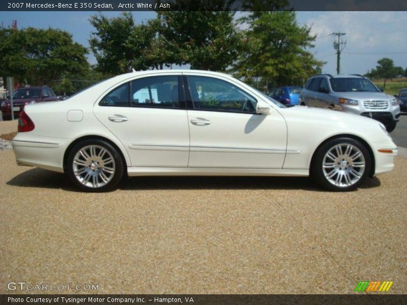 Arctic White / Ash 2007 Mercedes-Benz E 350 Sedan