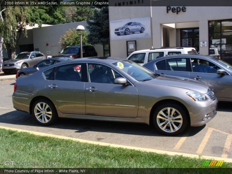 Platinum Graphite / Graphite 2008 Infiniti M 35x AWD Sedan