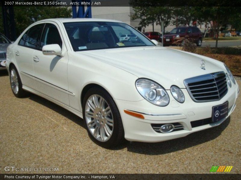 Arctic White / Ash 2007 Mercedes-Benz E 350 Sedan