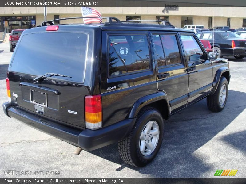 Black / Agate Black 2000 Jeep Cherokee Sport 4x4