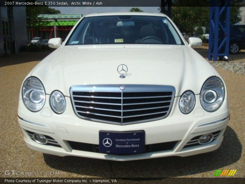 Arctic White / Ash 2007 Mercedes-Benz E 350 Sedan
