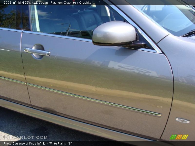 Platinum Graphite / Graphite 2008 Infiniti M 35x AWD Sedan
