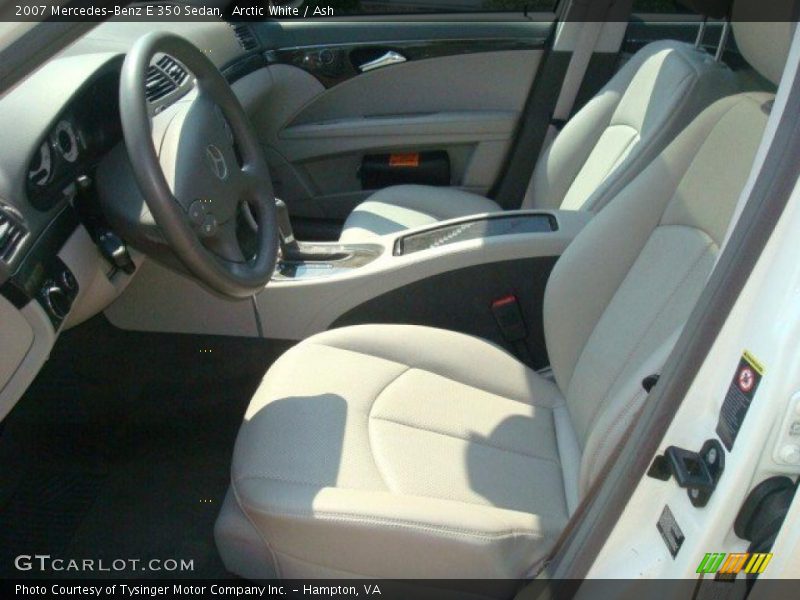 Arctic White / Ash 2007 Mercedes-Benz E 350 Sedan