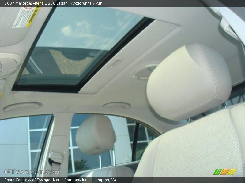 Arctic White / Ash 2007 Mercedes-Benz E 350 Sedan