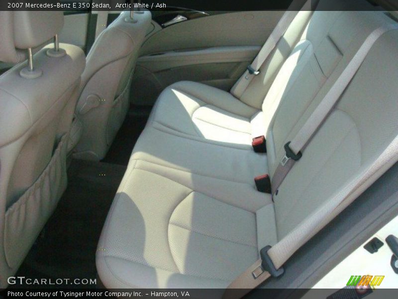 Arctic White / Ash 2007 Mercedes-Benz E 350 Sedan