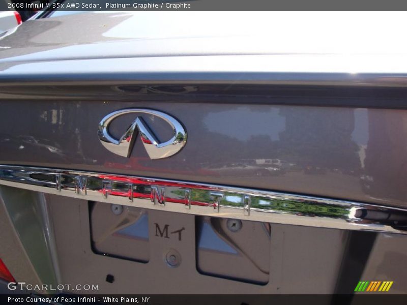 Platinum Graphite / Graphite 2008 Infiniti M 35x AWD Sedan
