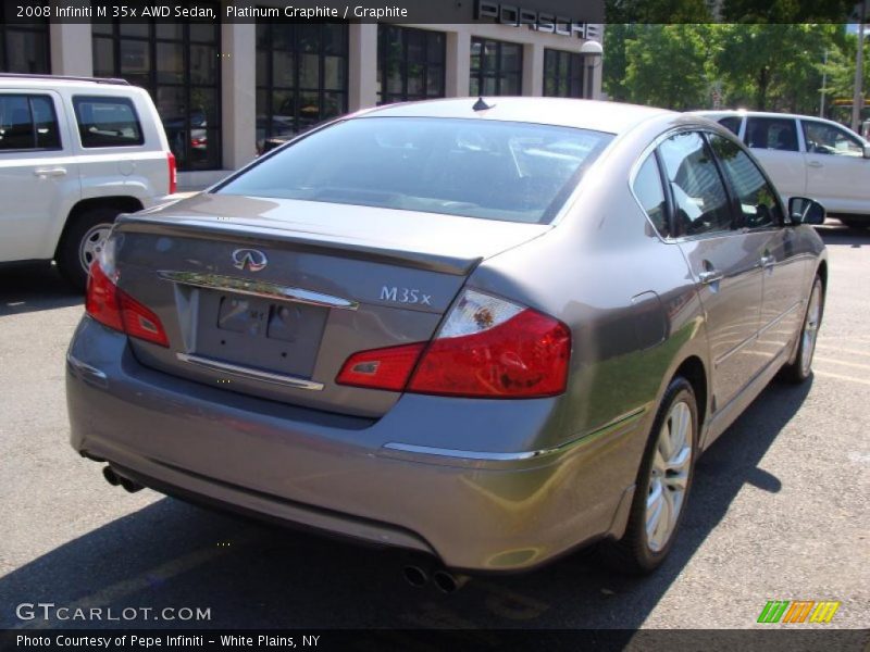 Platinum Graphite / Graphite 2008 Infiniti M 35x AWD Sedan