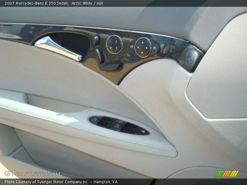 Arctic White / Ash 2007 Mercedes-Benz E 350 Sedan
