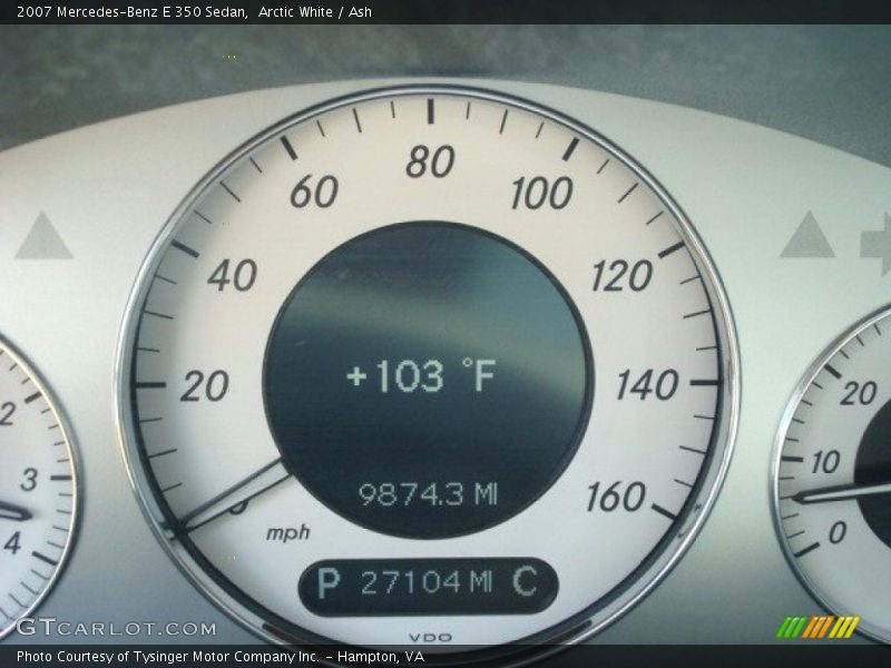 Arctic White / Ash 2007 Mercedes-Benz E 350 Sedan