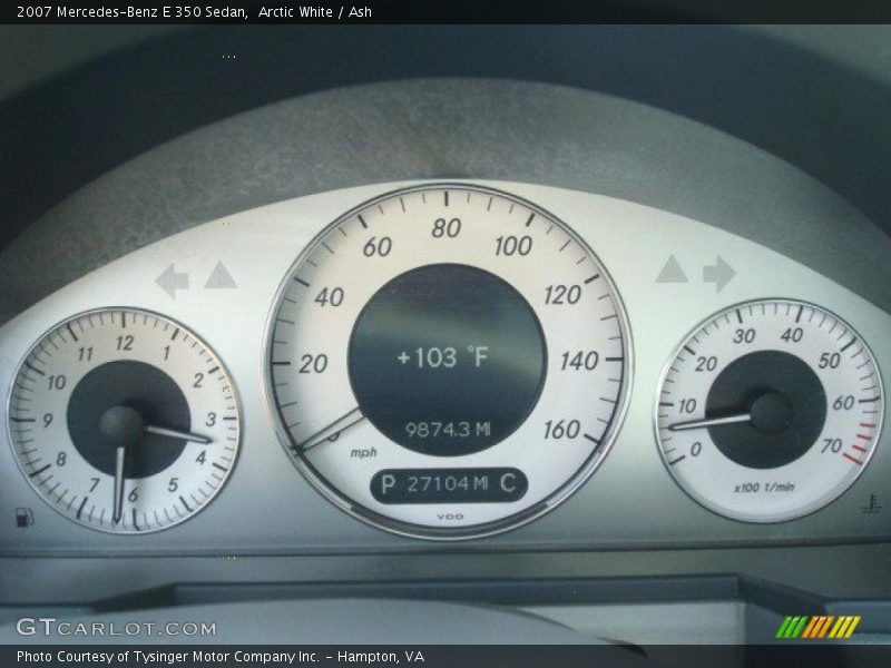 Arctic White / Ash 2007 Mercedes-Benz E 350 Sedan