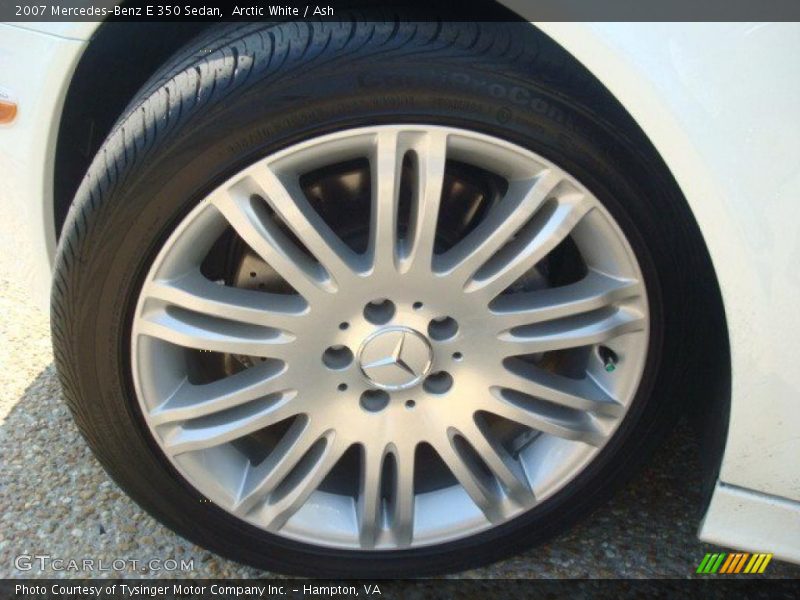 Arctic White / Ash 2007 Mercedes-Benz E 350 Sedan