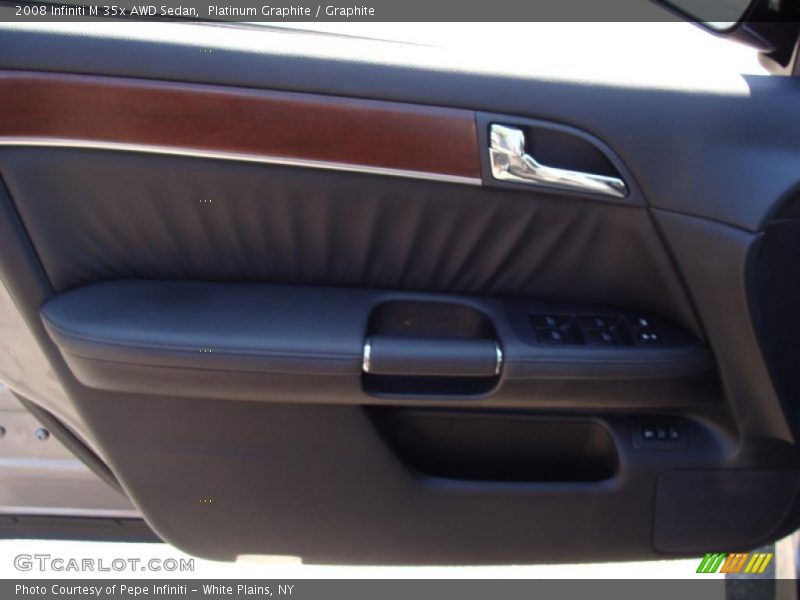Platinum Graphite / Graphite 2008 Infiniti M 35x AWD Sedan