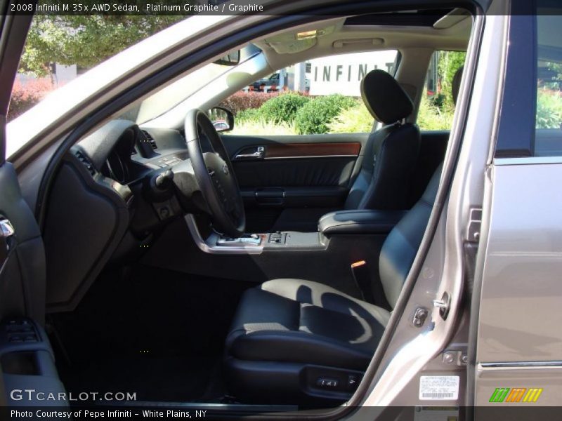 Platinum Graphite / Graphite 2008 Infiniti M 35x AWD Sedan