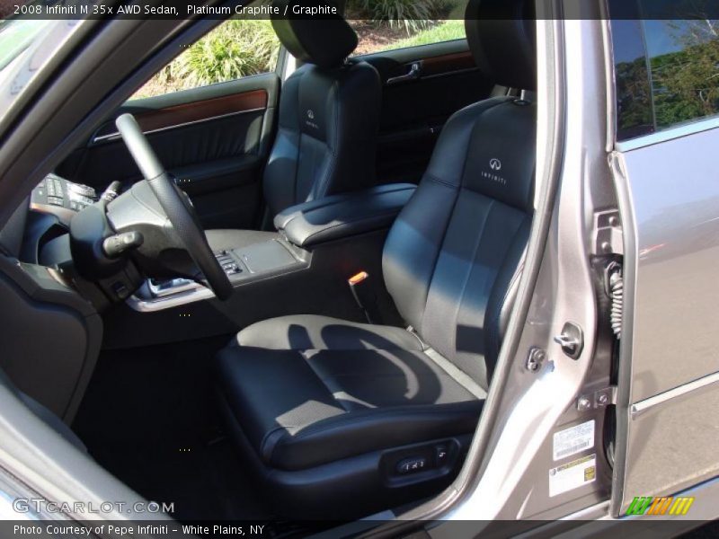 Platinum Graphite / Graphite 2008 Infiniti M 35x AWD Sedan