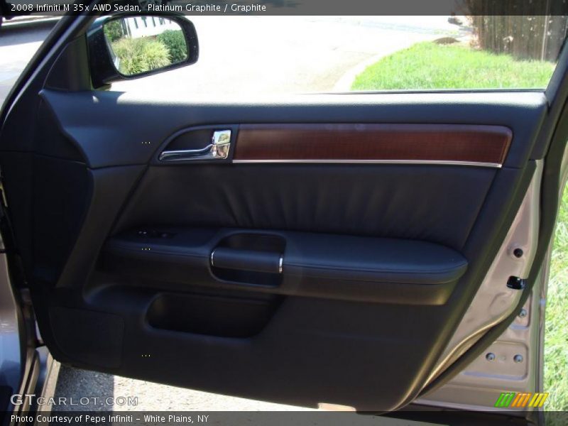 Platinum Graphite / Graphite 2008 Infiniti M 35x AWD Sedan