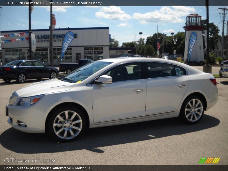 White Diamond Tricoat / Ebony 2011 Buick LaCrosse CXS