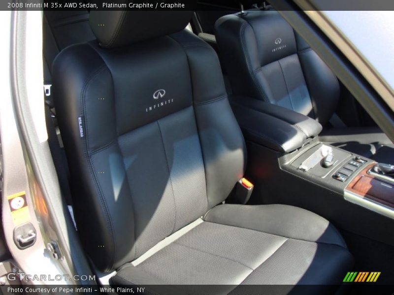 Platinum Graphite / Graphite 2008 Infiniti M 35x AWD Sedan