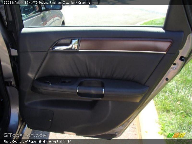 Platinum Graphite / Graphite 2008 Infiniti M 35x AWD Sedan
