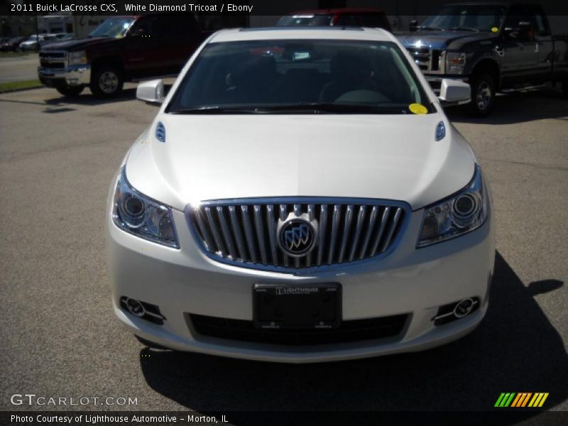 White Diamond Tricoat / Ebony 2011 Buick LaCrosse CXS