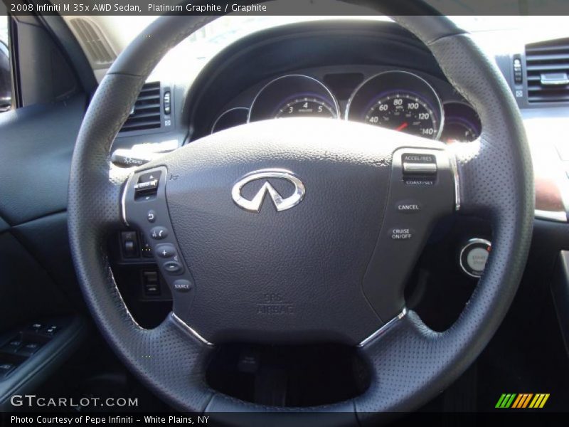 Platinum Graphite / Graphite 2008 Infiniti M 35x AWD Sedan
