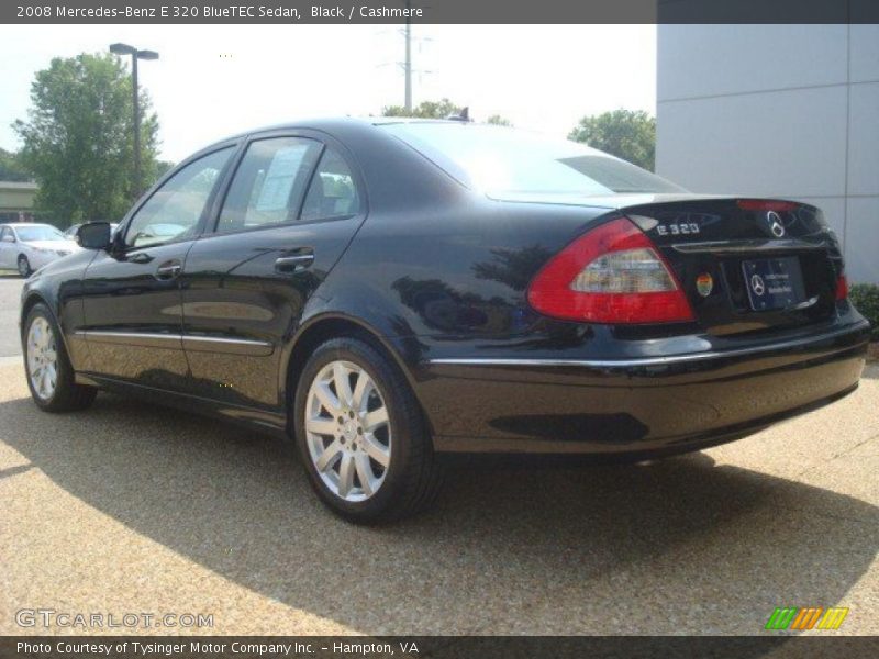Black / Cashmere 2008 Mercedes-Benz E 320 BlueTEC Sedan