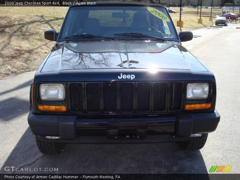 Black / Agate Black 2000 Jeep Cherokee Sport 4x4