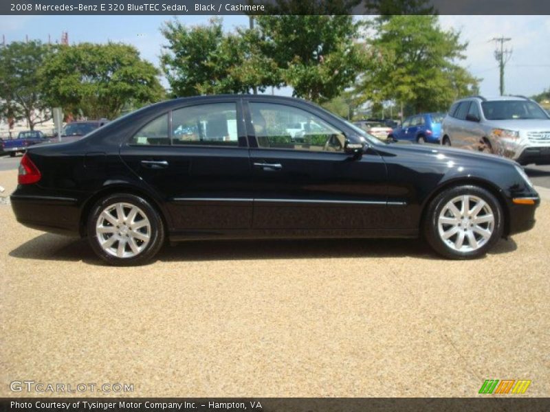 Black / Cashmere 2008 Mercedes-Benz E 320 BlueTEC Sedan