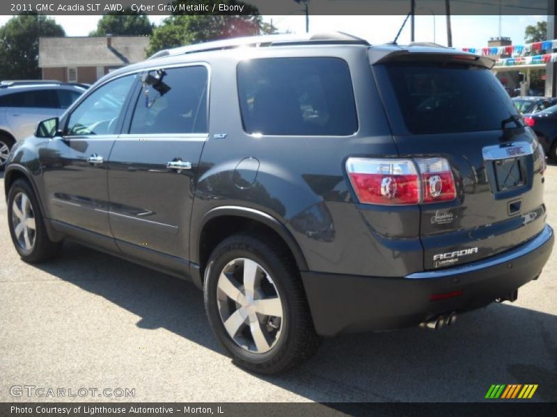 Cyber Gray Metallic / Ebony 2011 GMC Acadia SLT AWD