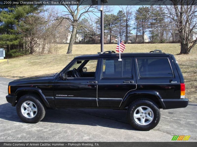 Black / Agate Black 2000 Jeep Cherokee Sport 4x4