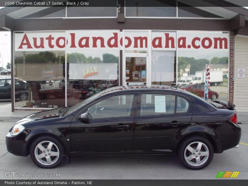 Black / Gray 2006 Chevrolet Cobalt LT Sedan