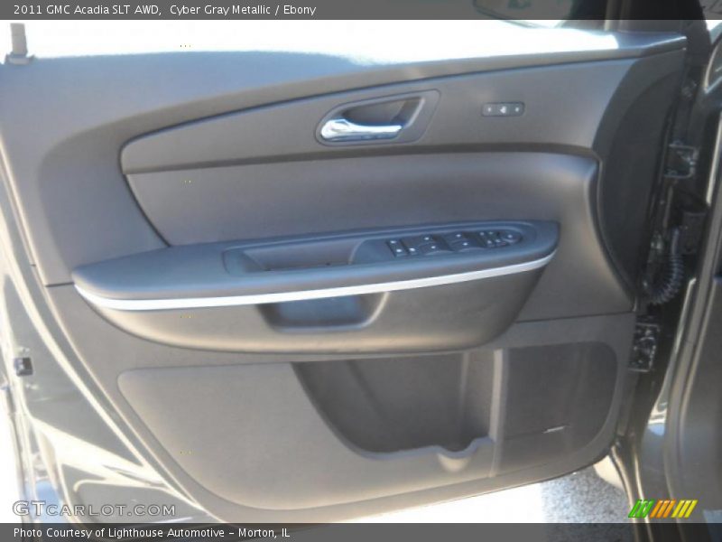 Cyber Gray Metallic / Ebony 2011 GMC Acadia SLT AWD