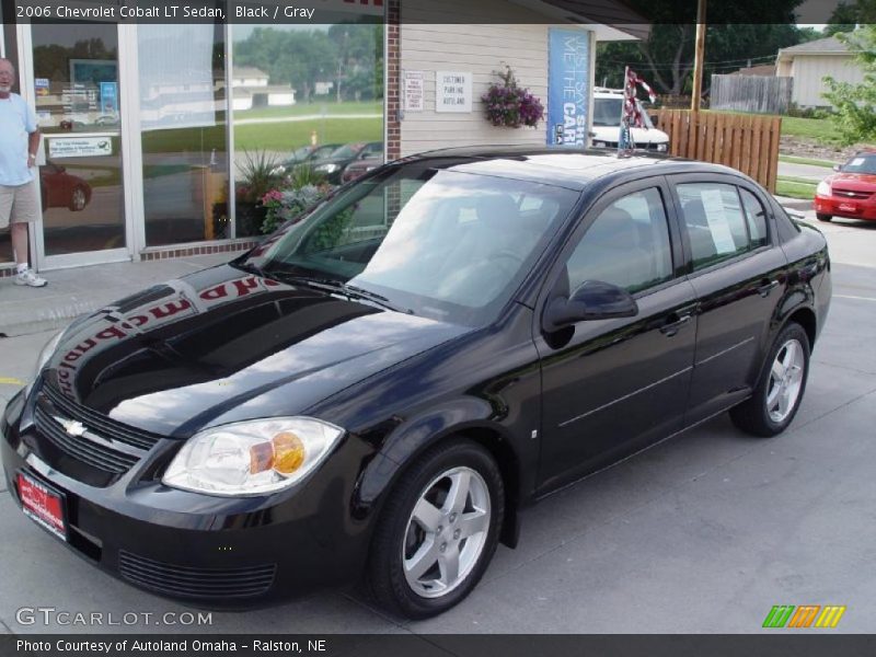 Black / Gray 2006 Chevrolet Cobalt LT Sedan