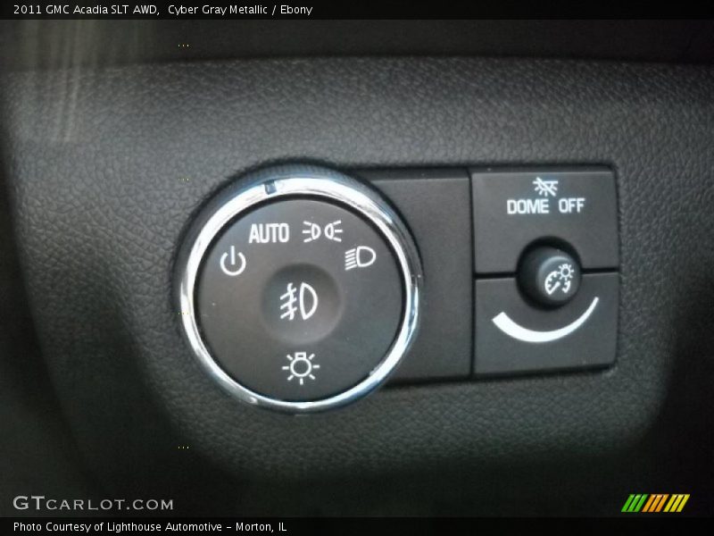 Cyber Gray Metallic / Ebony 2011 GMC Acadia SLT AWD