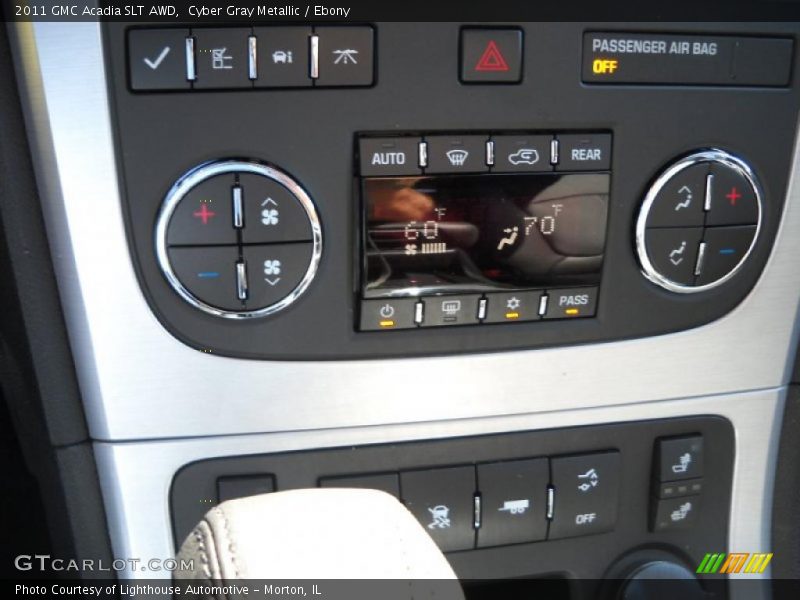 Cyber Gray Metallic / Ebony 2011 GMC Acadia SLT AWD