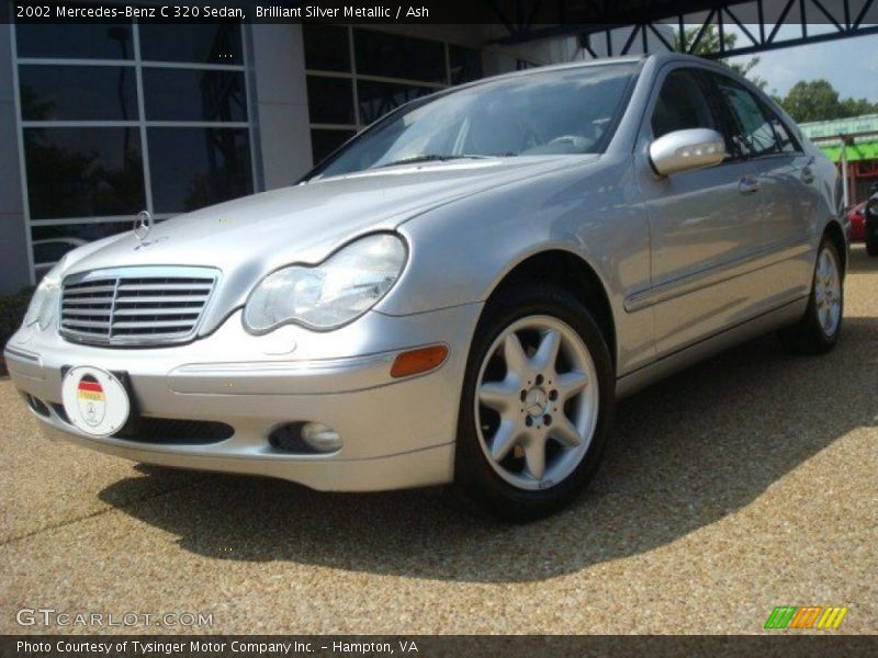 Brilliant Silver Metallic / Ash 2002 Mercedes-Benz C 320 Sedan
