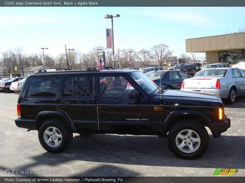 Black / Agate Black 2000 Jeep Cherokee Sport 4x4