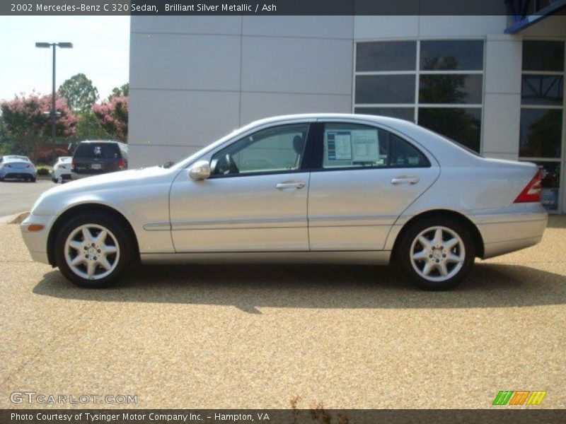 Brilliant Silver Metallic / Ash 2002 Mercedes-Benz C 320 Sedan