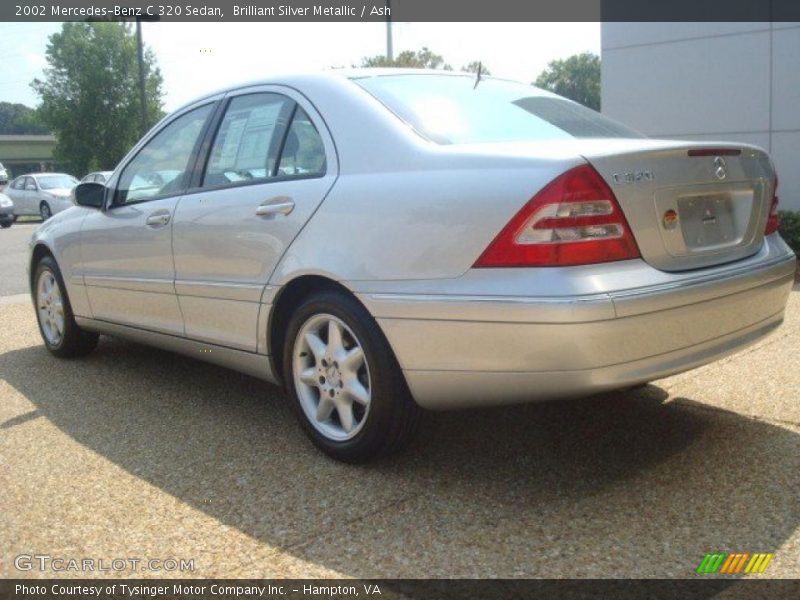 Brilliant Silver Metallic / Ash 2002 Mercedes-Benz C 320 Sedan