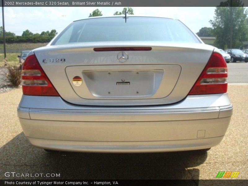 Brilliant Silver Metallic / Ash 2002 Mercedes-Benz C 320 Sedan