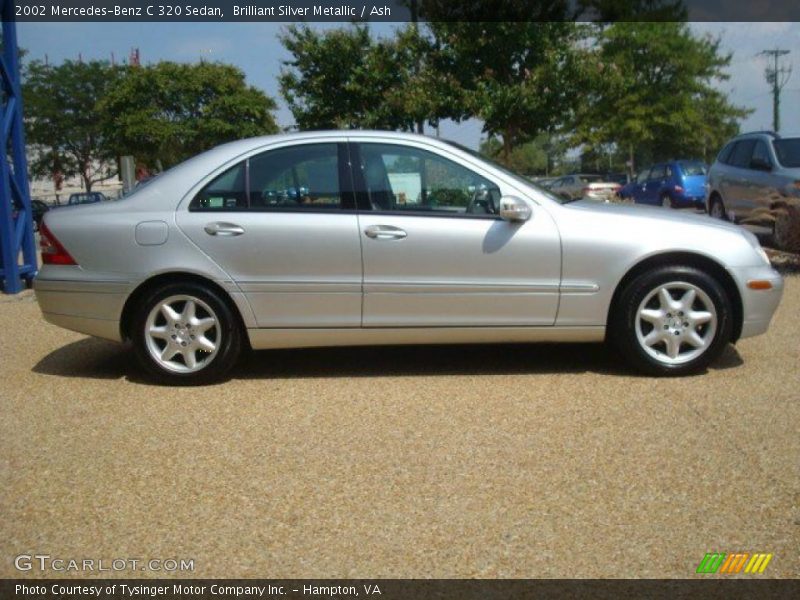 Brilliant Silver Metallic / Ash 2002 Mercedes-Benz C 320 Sedan