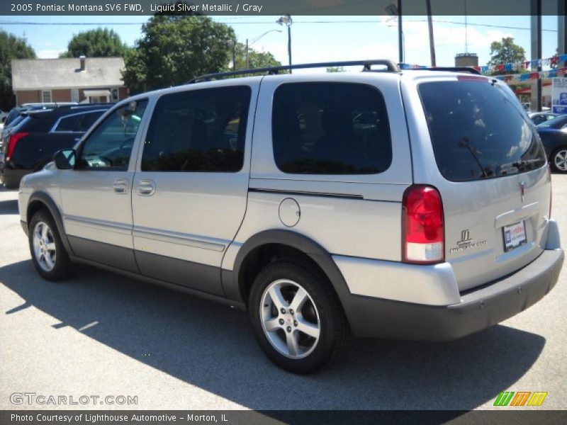 Liquid Silver Metallic / Gray 2005 Pontiac Montana SV6 FWD