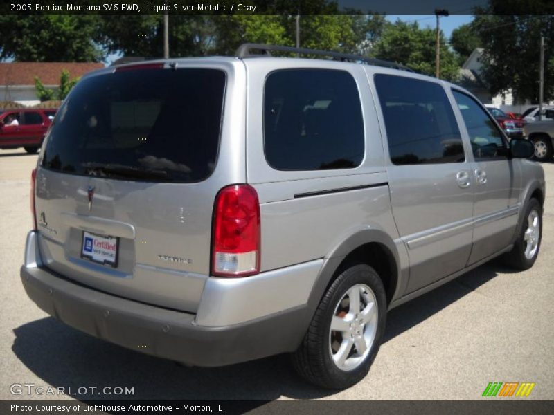 Liquid Silver Metallic / Gray 2005 Pontiac Montana SV6 FWD