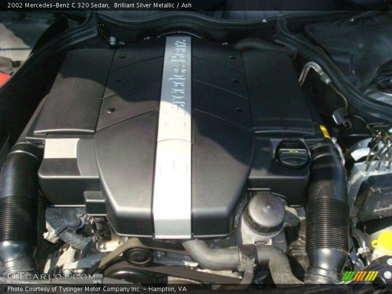 Brilliant Silver Metallic / Ash 2002 Mercedes-Benz C 320 Sedan