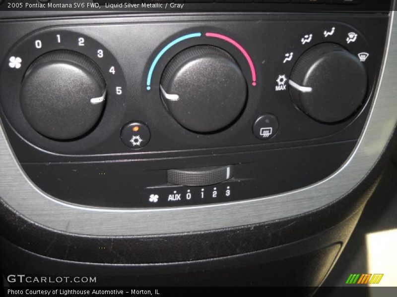 Liquid Silver Metallic / Gray 2005 Pontiac Montana SV6 FWD