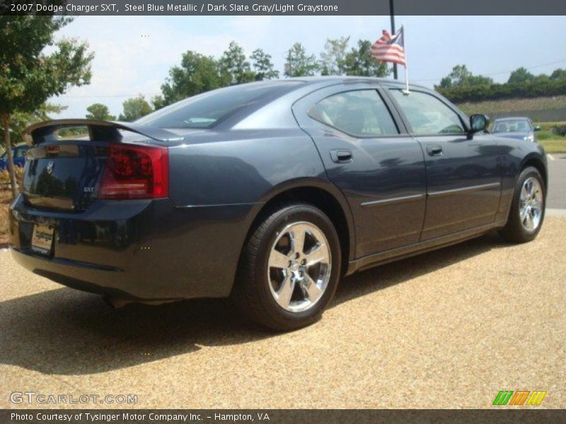 Steel Blue Metallic / Dark Slate Gray/Light Graystone 2007 Dodge Charger SXT