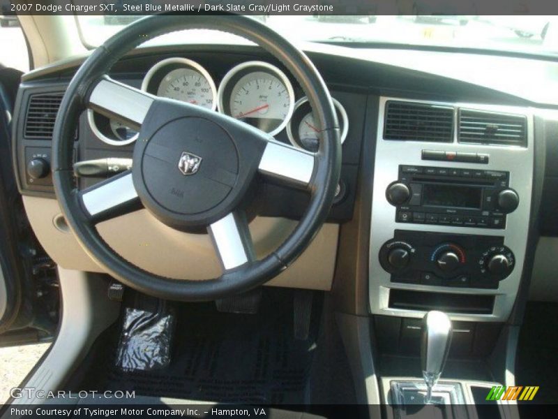 Steel Blue Metallic / Dark Slate Gray/Light Graystone 2007 Dodge Charger SXT
