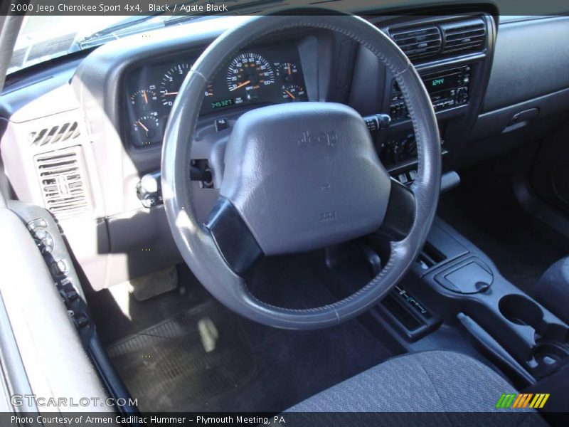 Black / Agate Black 2000 Jeep Cherokee Sport 4x4