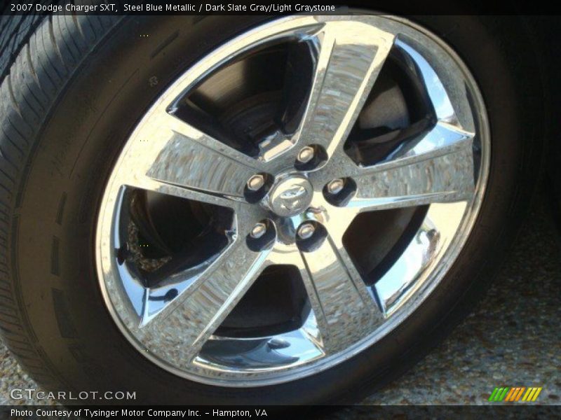 Steel Blue Metallic / Dark Slate Gray/Light Graystone 2007 Dodge Charger SXT