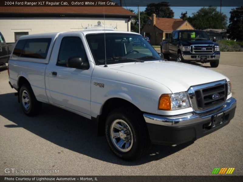 Oxford White / Flint Gray 2004 Ford Ranger XLT Regular Cab