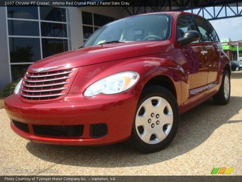 Inferno Red Crystal Pearl / Pastel Slate Gray 2007 Chrysler PT Cruiser